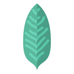 leaves flat icon style