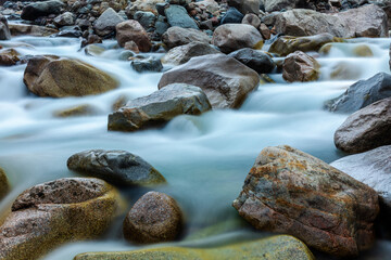 rocks in the water