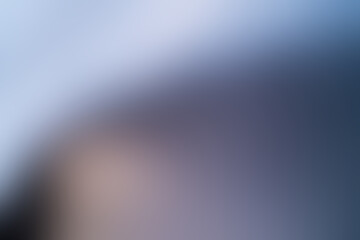 Abstract grey-blue blurred gradient background. Nature backdrop with light. Concept for graphic design, banner or poster. Vector illustration.