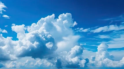 Foto auf Acrylglas Blue sky background with clouds © GenieStock
