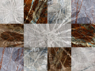 Creative pattern stone ceramic wallpaper design. Natural stones marbles