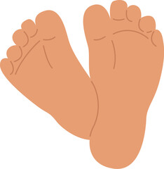 Infant foot newborn child small cute toes