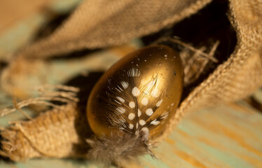 Easter golden egg. 