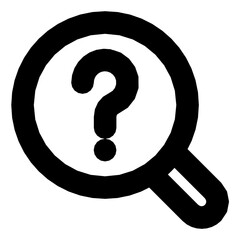 search question icon illustration