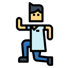 doctor filled outline icon style