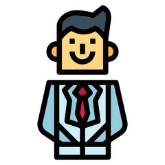 doctor filled outline icon style