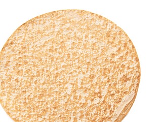 Armenian lavash isolated on white background.