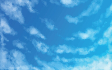 青空と雲05　見上げた空