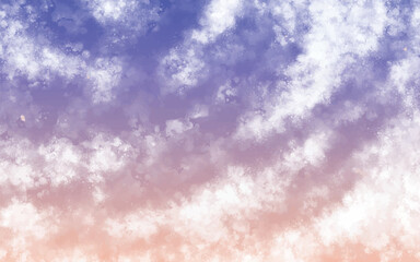 夕方の雲03　広がる雲