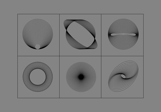 Abstract Shape Vector Texture