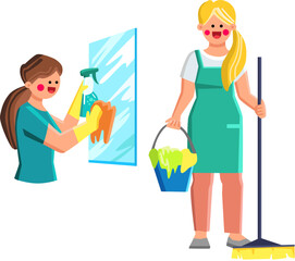 Fototapeta premium clean house service vector
