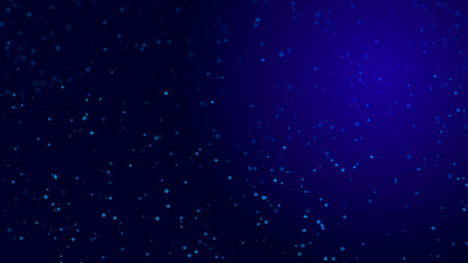 Abstract background of stardust particles.Glare in the sky. 3D.