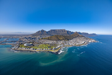 Naklejka premium Cape Town Aerial Shot