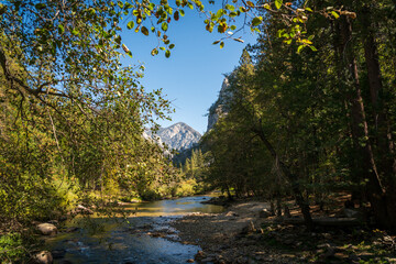 Mountain Landscape Vista at Kings Canyon National Park
