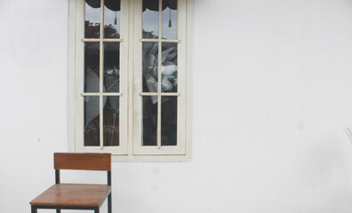window and chair