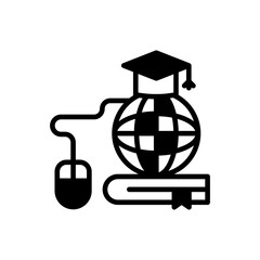 Online Education icon in vector. illustration