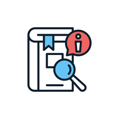 Informative icon in vector. illustration