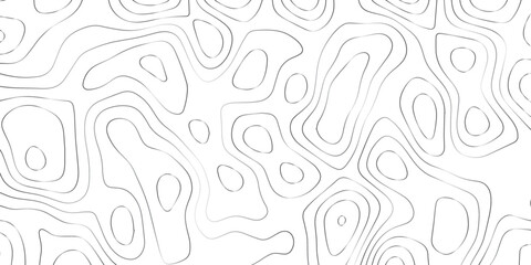 Abstract Topographic map background with wave line. gradient multicolor wave curve lines banner background design. Vector illustration. Line topography map contour background.