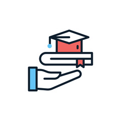 Education Support icon in vector. illustration