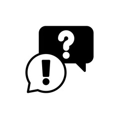 Question and Answer icon in vector. illustration