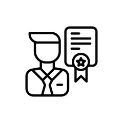 Specialization icon in vector. illustration
