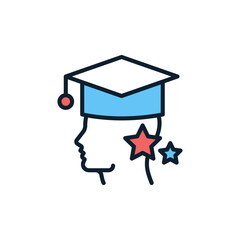 Wisdom icon in vector. illustration