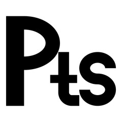 Symbol peseta spanish currency money icon black color vector illustration image flat style