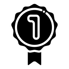 Reward Glyph Icon Free