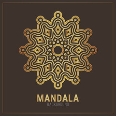 Luxury Mandala background design template