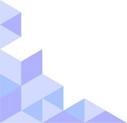 Fototapeta premium Decorative Triangle Corner Border Set Vector Illustration