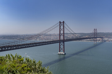 Portugal, Pont du 25 avril, Tage, Lisbonne, Almada, pont suspendu