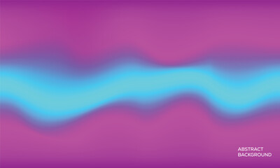 Vector Blue Purple Hologram Dreamy Background. Rainbow Iridescent Gradient. Minimalist Holographic Fluid Wallpaper. Neon Opalescent Banner. Modern Tech Music Design.
