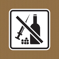 Notice Sign Drug Free Zone