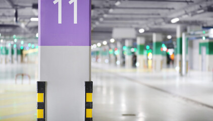 Underground parking garage,Parking lot