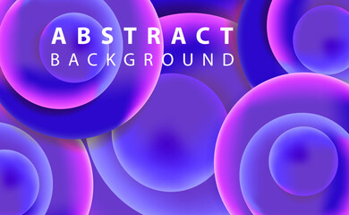 Modern abstract elegant background, bubbles circle shape design