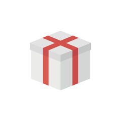 Gift box vector flat icon