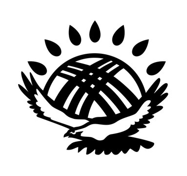 recommend clip art: Vector image of the flag of Kazakhstan. 