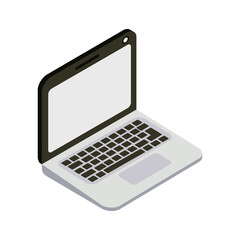 3d laptop icon PNG image with transparent background 