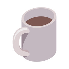 3d coffee cup icon PNG image with transparent background