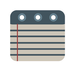 png image of notebook icon with transparent background
