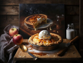 homemade apple american pie, generative Ai