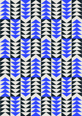 Abstract triangle pattern, boho modern pattern