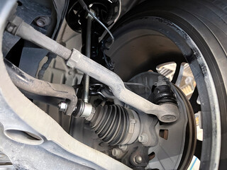steering rack tie rod of right wheel is checked during the maintenance with inner and outer tie rod...
