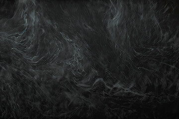 black chalkboard background with marbled texture. Creative, handmade, ink, paint, stroke, brush, textured.