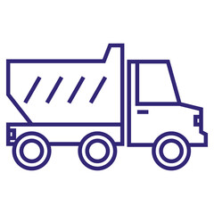 Truck PNG image icon with transparent background
