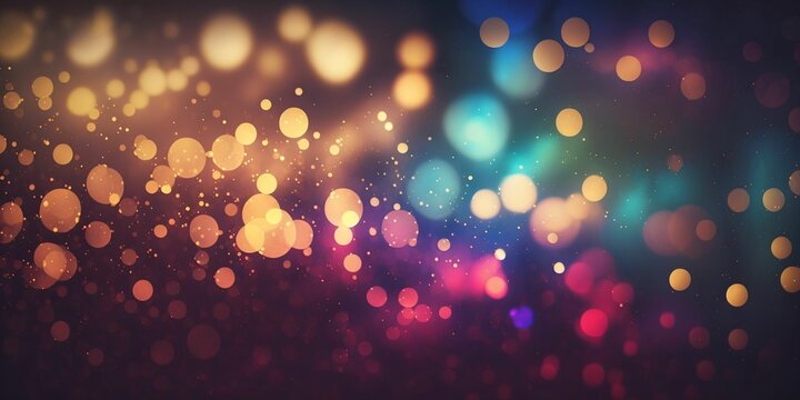 arri&egrave;re plan multicolore, fond graphique &eacute;tincelant, rempli de lumi&egrave;re brillantes, avec effet bokeh, ia g&eacute;n&eacute;rative 8