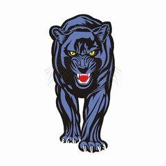 BLACK PANTHER VECTOR ILLUSTRATION ART