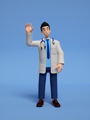 doctor 3d cartoon