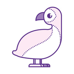 PNG image icon of pink birds with purple transparent background