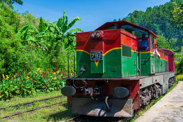 The view of railway, Sri Lanka